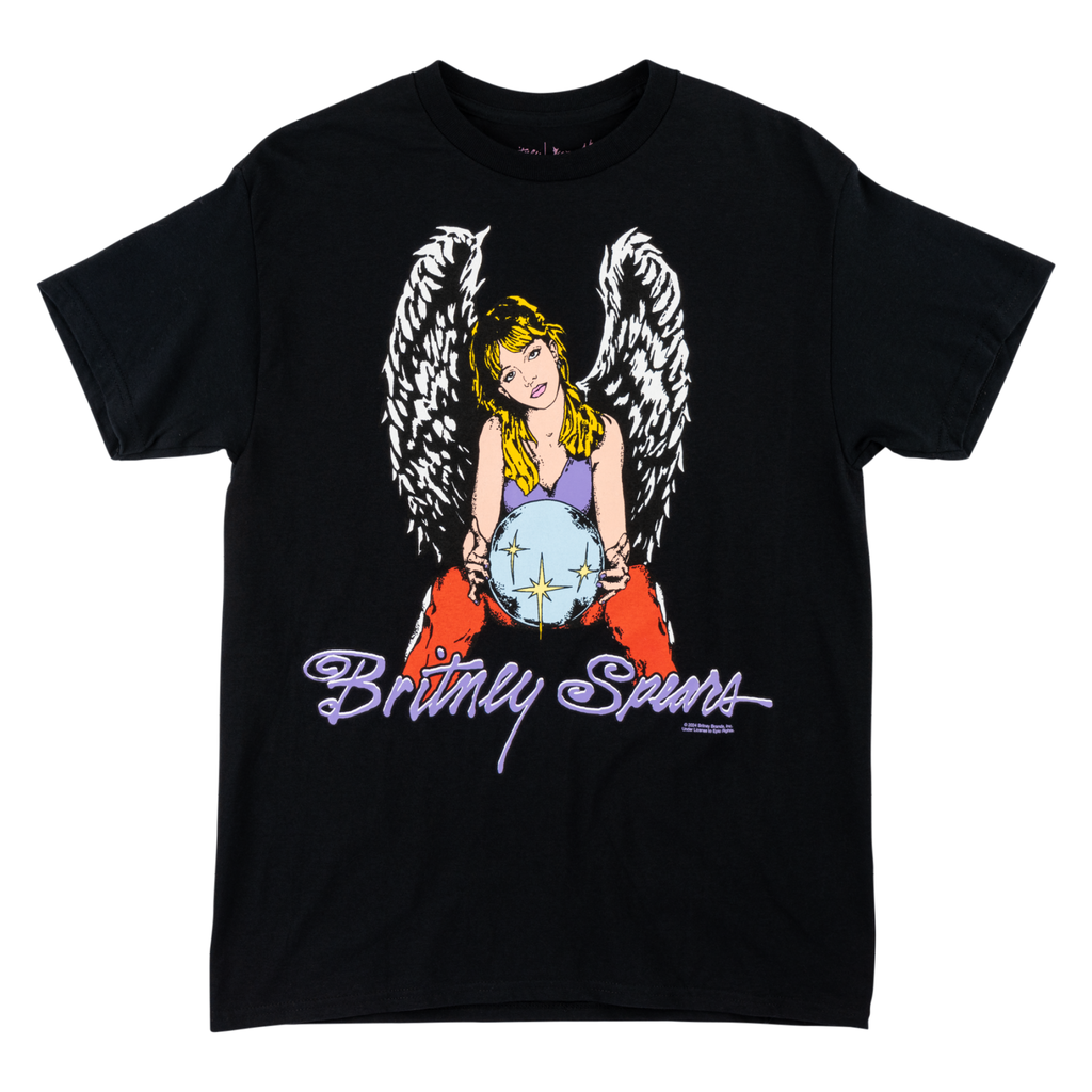 ブリトニースピアーズ welcomeskate コラボTシャツ Britney Spears X Welcome - Angel Tee- Black – Welcome