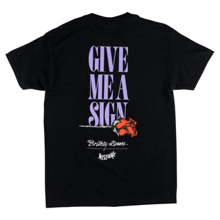 Britney Spears X Welcome - Angel Tee- Black
