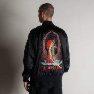 ELDEN RING X WELCOME - Malenia Embroidered Satin Souvenir Jacket