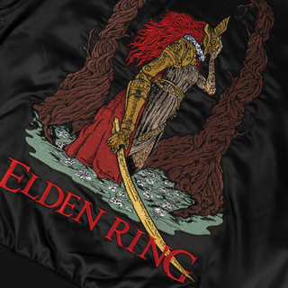 ELDEN RING X WELCOME - Malenia Embroidered Satin Souvenir Jacket