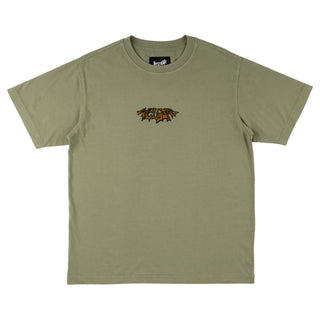 Shell Garment-Dyed Short Sleeve Knit - Olive