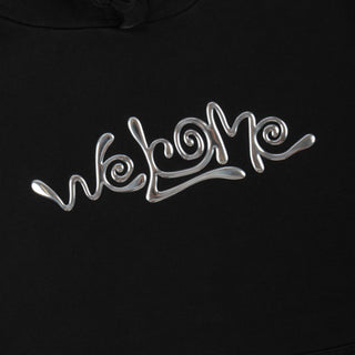 Gleam 3D Chrome Applique Pigment-Dyed Hoodie