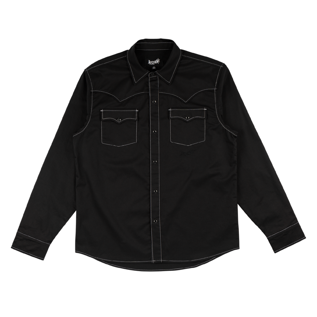 Desperado Twill Western Shirt Black Skateboards