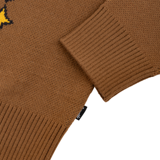 Lamby Knit Sweater - Brown