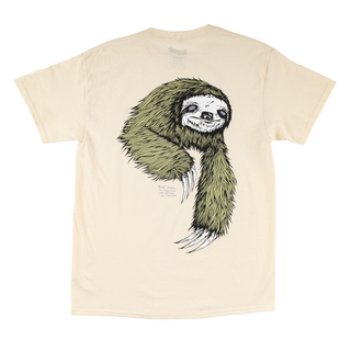 Sloth Tee - Bone/Sage