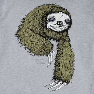 Sloth Pullover Hoodie - Heather/Sage