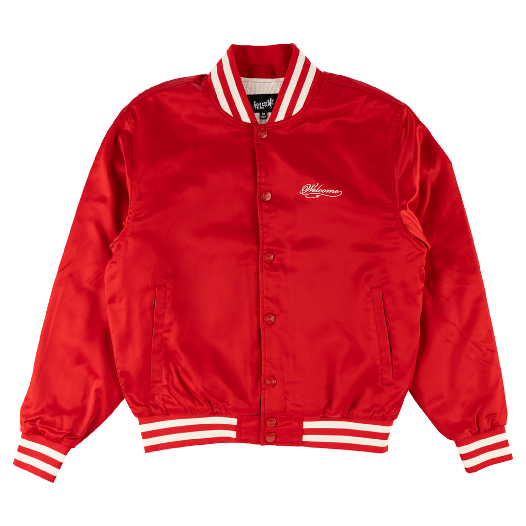 Union Thermal-Lined Satin Varsity Jacket – Welcome Skateboards