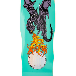 Fire Breather on Dark Lord - Teal - 9.75"