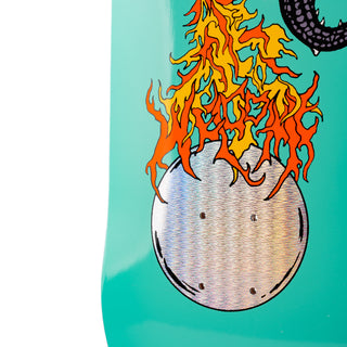 Firebreather on Popsicle - Teal - 9.0"