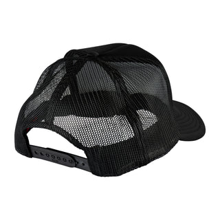 Vega Puff Print Trucker Hat - Black
