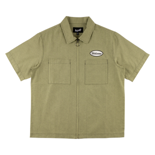 Garage Oxford Shirt W/ Embroidered Patch - Cedar