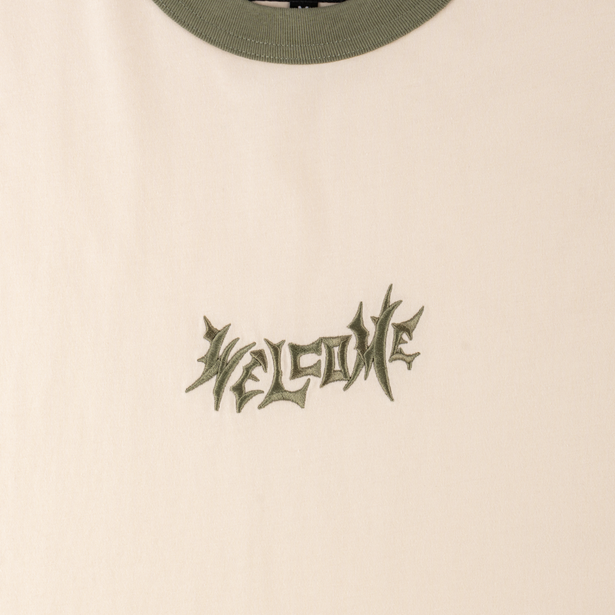 Detatch S/S Ringer Tee  Bone - The Choice Shop