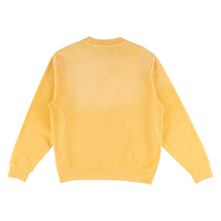 Vamp Sun Fade Pigment-Dyed Crew - Mineral Yellow