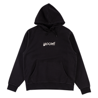 Light and Easy Pigment-Dyed Hoodie w/Patch - Black