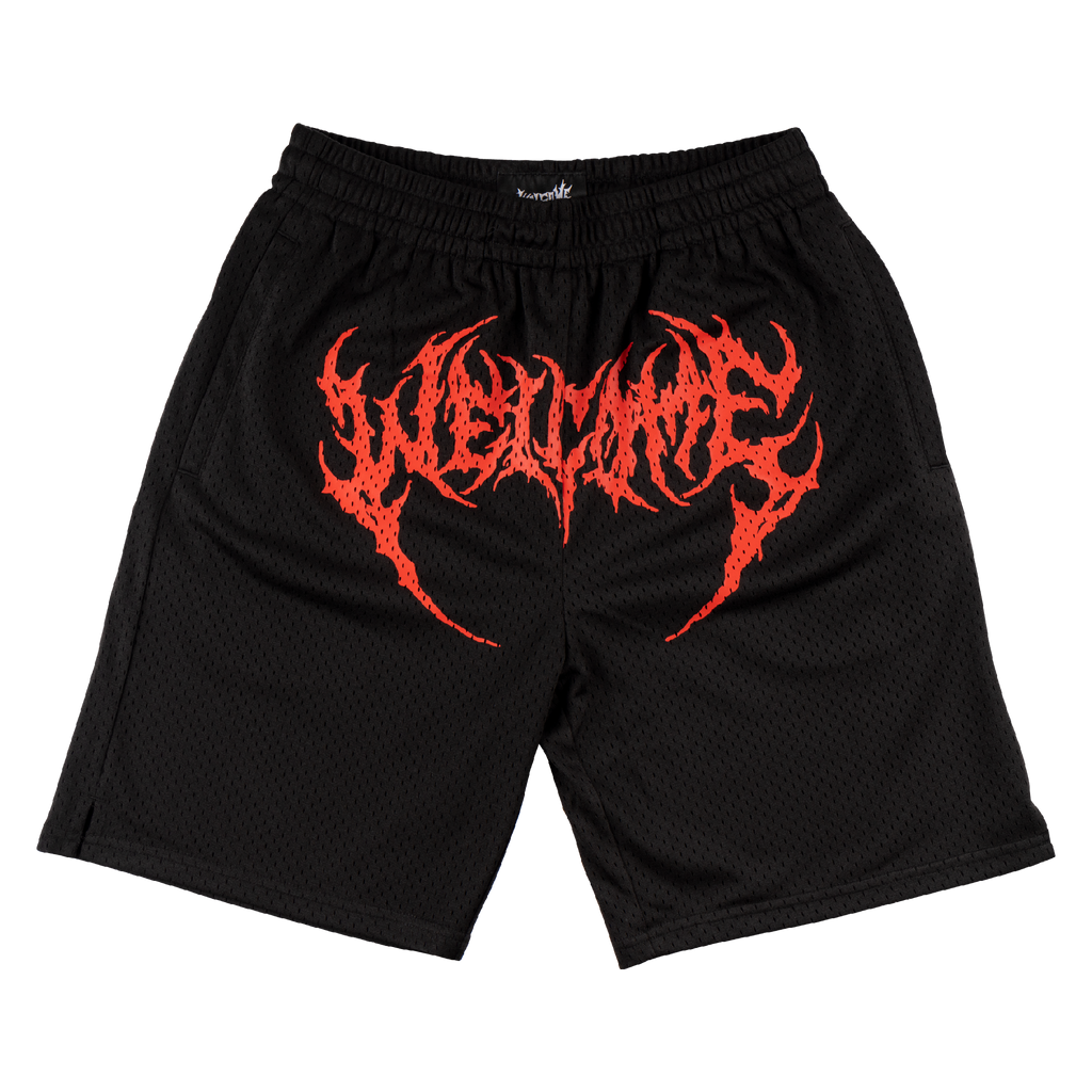 Fang Mesh Shorts - Black – Welcome Skateboards Fang Mesh Shorts - Black – Welcome Skateboards