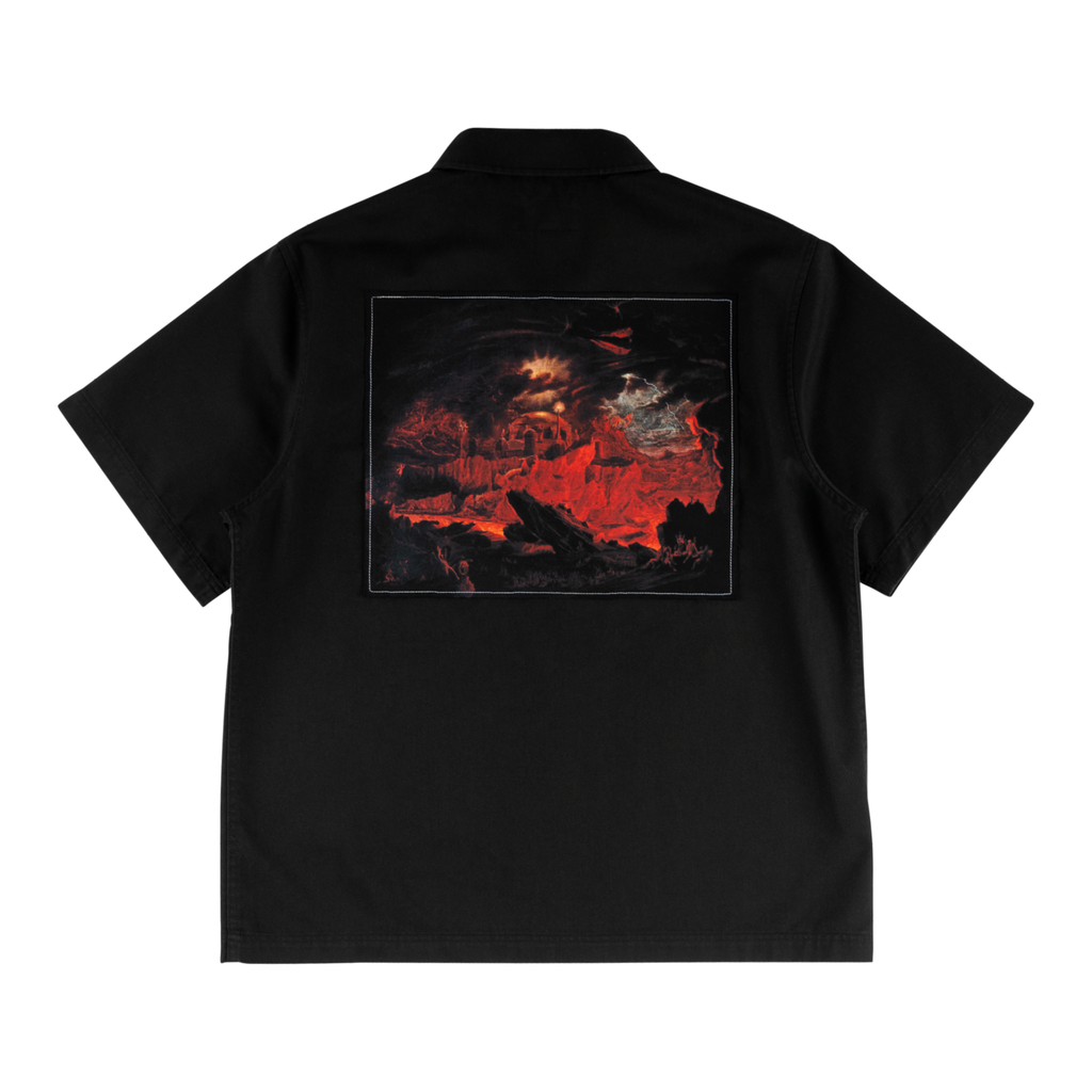 Fallen Angel Short Sleeve Work Shirt – Welcome Skateboards Fallen Angel Short Sleeve Work Shirt – Welcome Skateboards