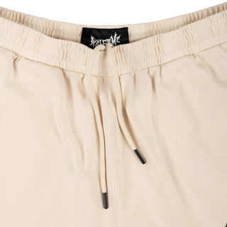Fortune Garment-Dyed Jersey Shorts - Bone