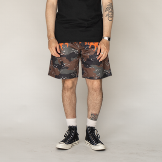 Barb Mesh Shorts- Timber