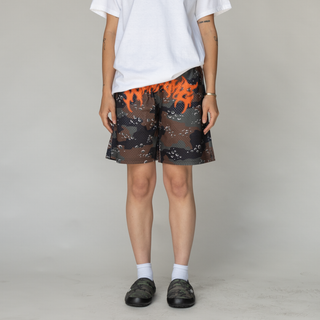 Barb Mesh Shorts- Timber