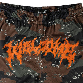 Barb Mesh Shorts- Timber