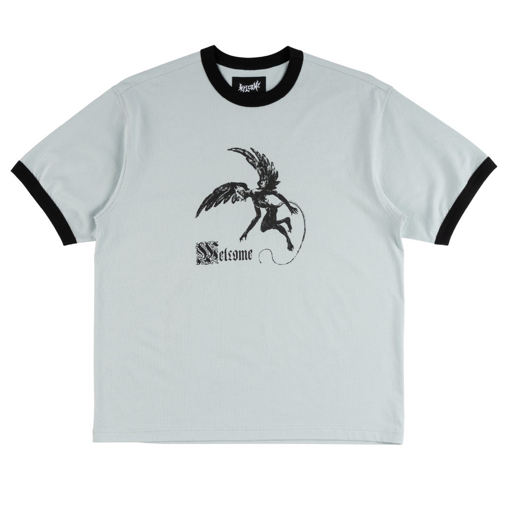 Scatter Boxy Ringer Knit – Welcome Skateboards Scatter Boxy Ringer Knit – Welcome Skateboards