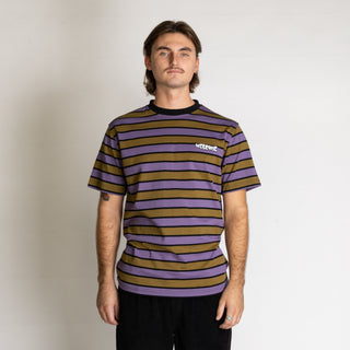 Cooper Yarn-Dyed Short Sleeve Knit - Olive