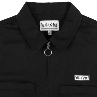 Bapholit Zip Work Shirt - Black