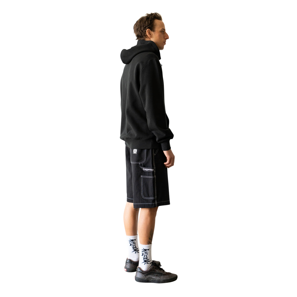 Brace Canvas Carpenter Shorts - Black – Welcome Skateboards