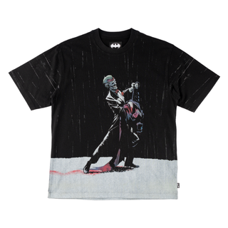 Batman x Welcome - Rain Dance All-Over Print Boxy Knit Tee