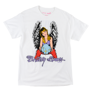Britney Spears X Welcome - Angel Tee - White - LIMITED WEB EXCLUSIVE