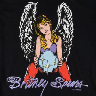 Britney Spears X Welcome - Angel Tee- Black