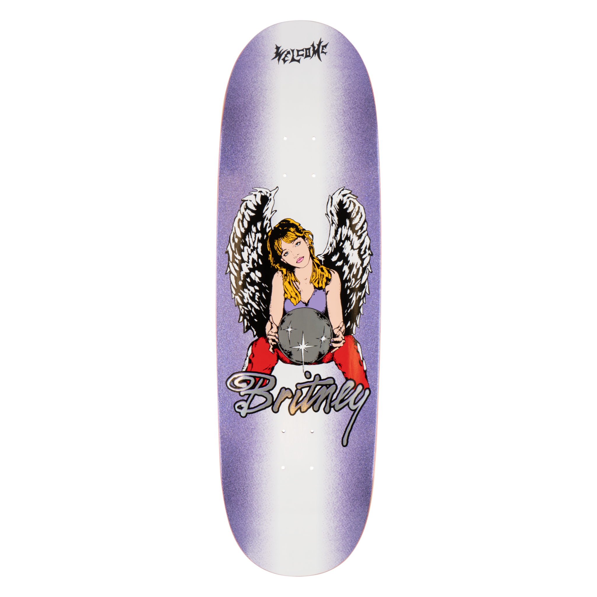 Britney Spears X Welcome - Angel on Boline 2.0 - Purple/White Britney Spears X Welcome - Angel on Boline 2.0 - Purple/White