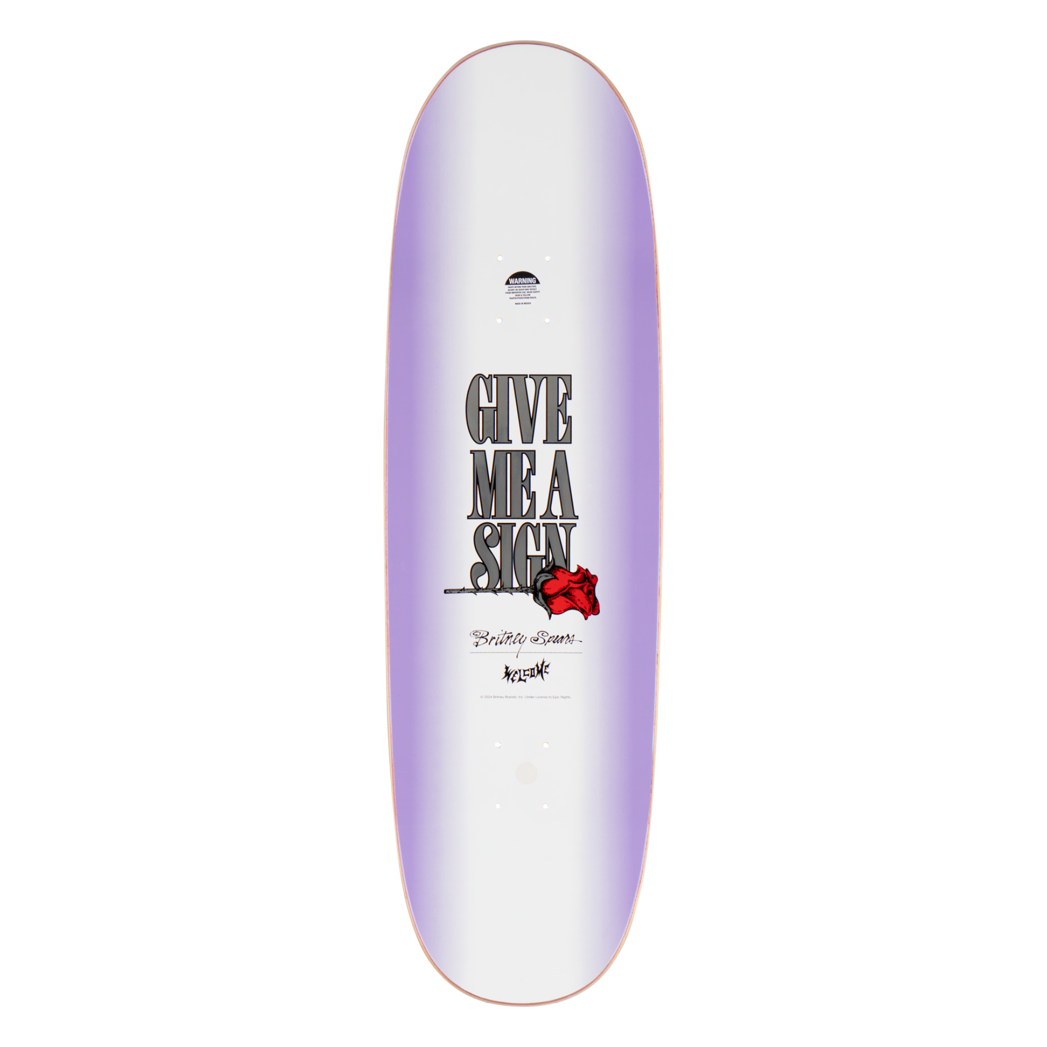 Britney Spears X Welcome - Angel on Boline 2.0 - Purple/White Britney Spears X Welcome - Angel on Boline 2.0 - Purple/White