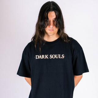 DARK SOULS X WELCOME - Black Knight Boxy Garment-Dyed Tee