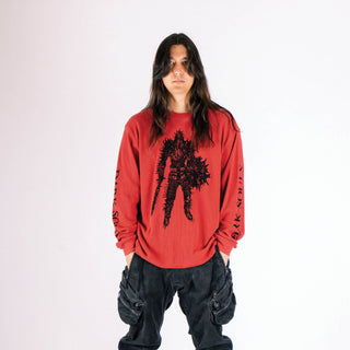 DARK SOULS X WELCOME - Kirk Pigment-Dyed Raw Hem Thermal