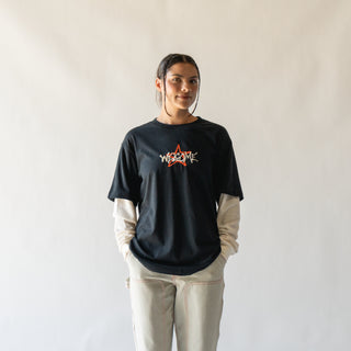 Starman Layered L/S Knit - Black