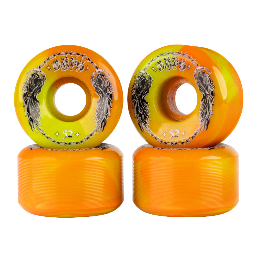 Slime Balls Wheels 65mm Big Balls 97A Blue/Yellow Swirl