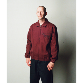 Epoch Embroidered Twill Harrington Jacket