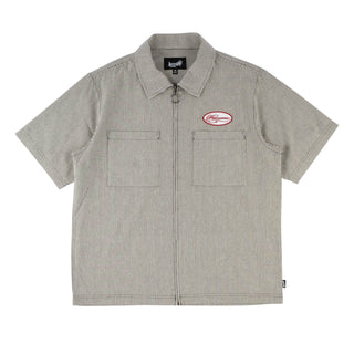 Garage Boxy Oxford Zip Shirt