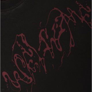 Weep Boxy Overprint Knit Tee