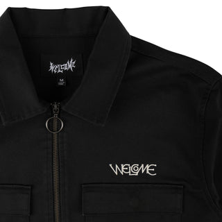 Paladin Twill Zip Work Shirt w/Back Patch