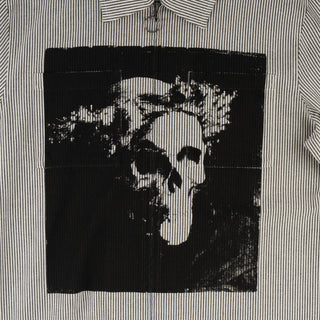 Crowned Printed Oxford Zip Shirt