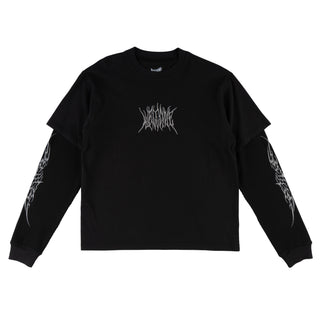 Caste Garment-Dyed Layered Knit