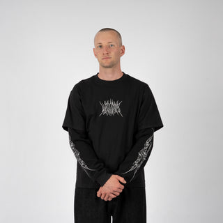 Caste Garment-Dyed Layered Knit