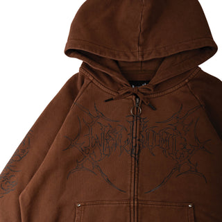 Grapple Cropped Zip Hoodie