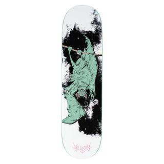 Infinitely Batty on Popsicle - White/Black - 8.5"