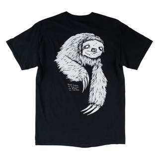 Sloth Tee - Black/White