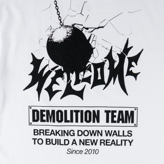 Demolition Boxy Garment-Dyed Premium Tee - White