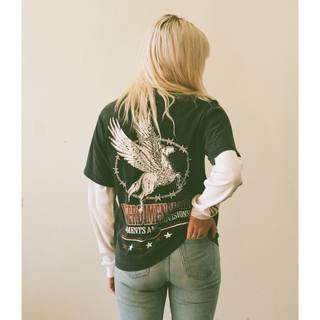 Pegasus Layered 2fer Tee