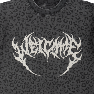 Fang Boxy Garment-Dyed Printed Tee